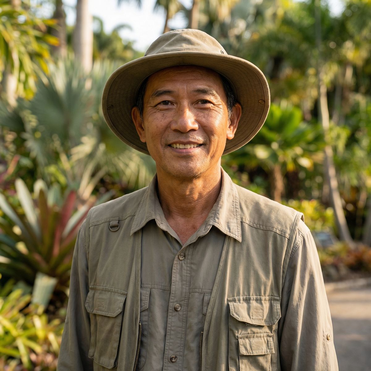 海角社区植物专家林建国