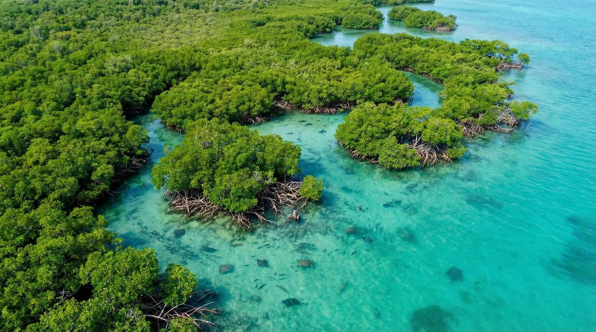 海角社区红树林生态视频